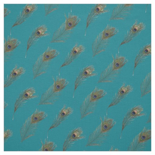 Peacock Feathers Pretty Fabric