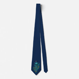 Peacock Feathers Teal Peacocks Neck Tie