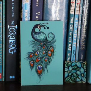 Peacock Feathers Teal Peacocks Poster