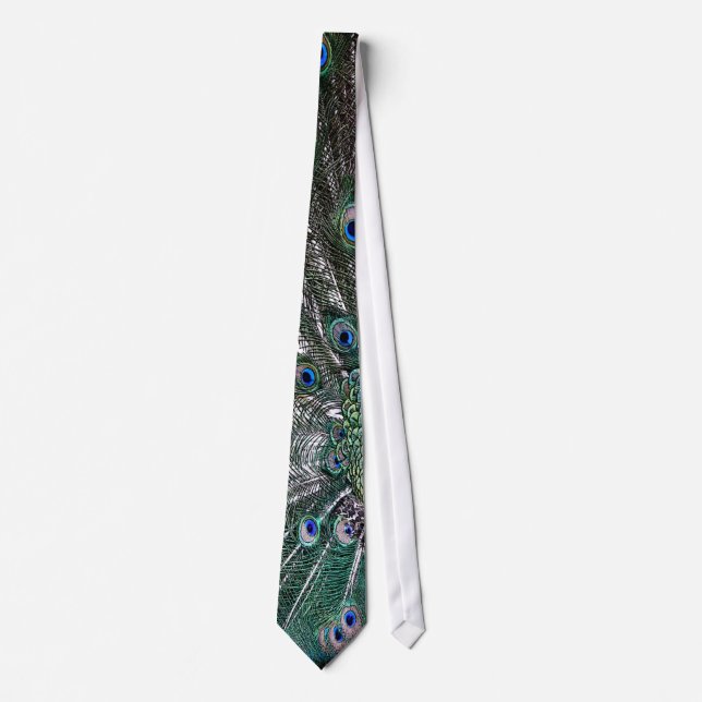 Peacock Feathers tie (Front)