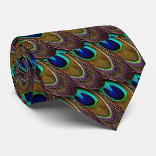 Peacock Feathers Tie