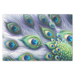 Peacock Feathers Tissue Paper