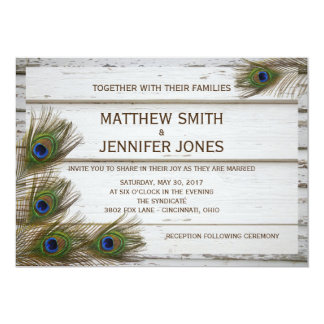 Pea Feather Wedding Invitations Announcements Zazzle Chic Modern Feathers Wedding Invitations
