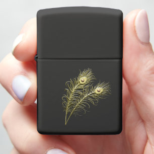 Peacock Feathers Zippo Lighter
