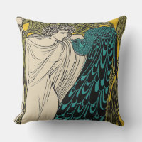 Peacock Fine Art Bird Nouveau