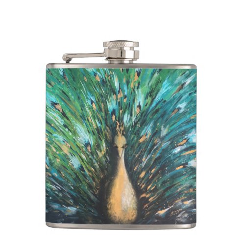 Peacock Flask