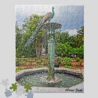 Peacock Fountain & Rose Garden in Winter Park FL