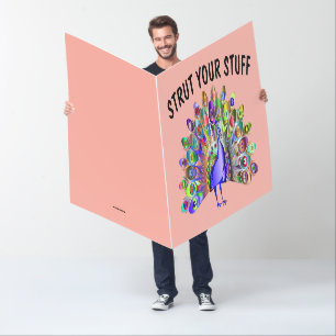 PEACOCK FUNNY BIRTHDAY BIGGEST BIG CARDS CARD