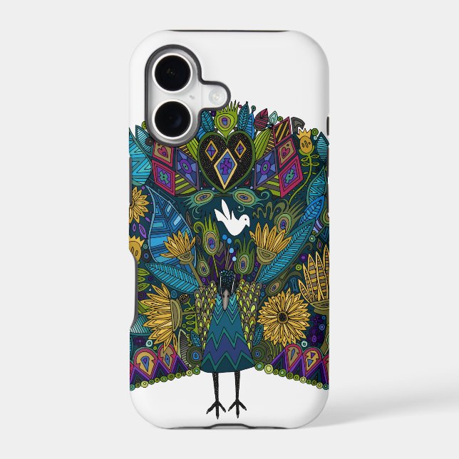 peacock garden Case-Mate iPhone case (Back)