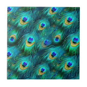 Peacock Glory Ceramic Tile