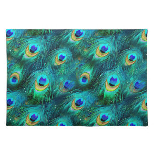 Peacock Glory Cloth Placemat