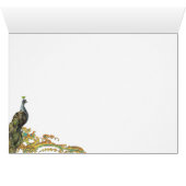 Peacock & Gold Filigree (Inside Horizontal (Bottom))