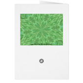 Peacock Green Cards (Back)