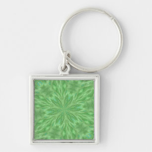 Peacock Green Keychain