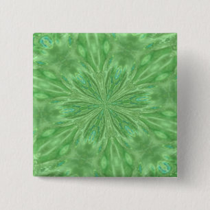 Peacock Green Pinback Button