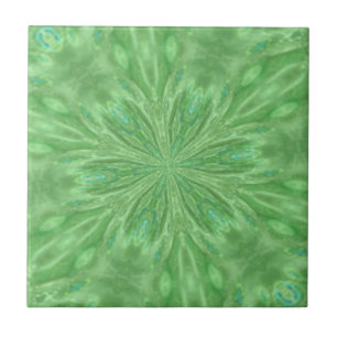 Peacock Green Tile