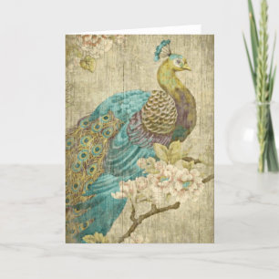 Peacock - Greeting Card