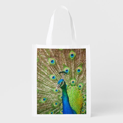 Peacock Grocery Bag