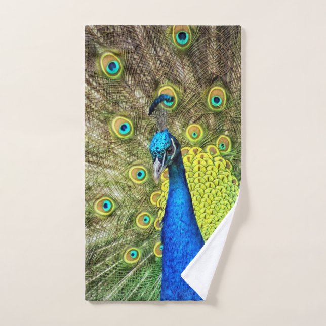 Peacock Hand Towel (Hand Towel)