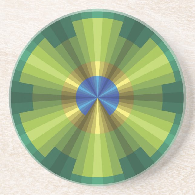 Peacock Illusion Coaster (Front)