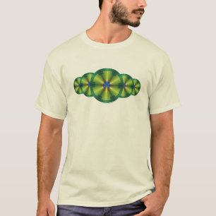 Peacock Illusion Men's Light Shirt