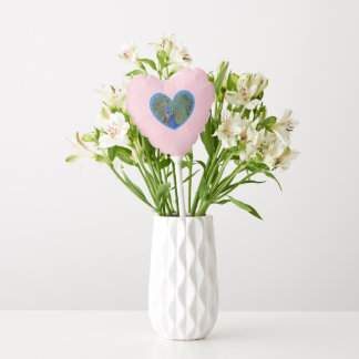 Peacock in Heart Balloon