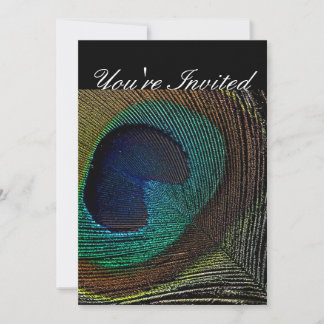 Peacock Invitations
