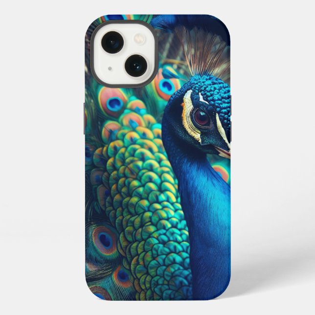 Peacock Iphone Case (Back)