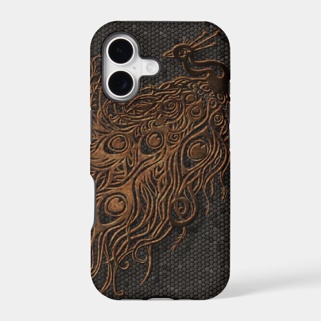 Peacock Iphone Case (Back)