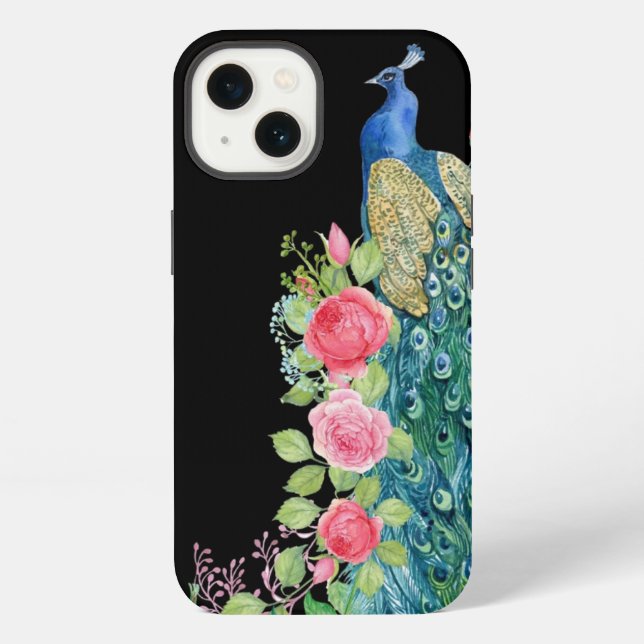 Peacock Iphone Case (Back)