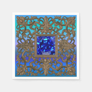 Peacock Jewel Napkins