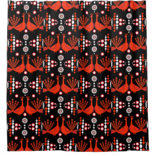 Peacock Jewelry And Decor Shower Curtain