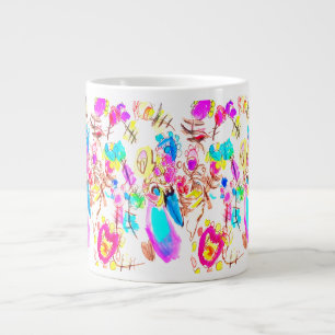 Peacock Joy Kind Giant Coffee Mug