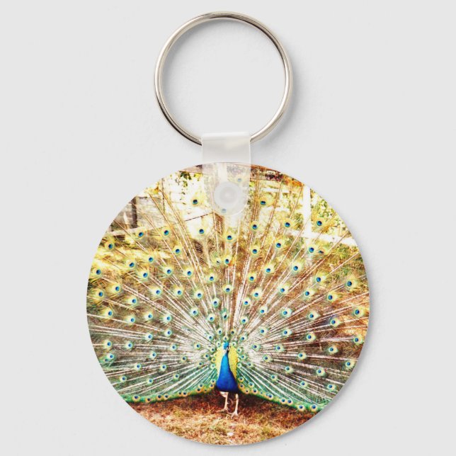 Peacock Key Chain (Front)