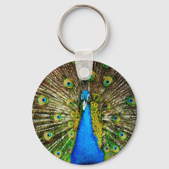 Peacock Keychain (Front)