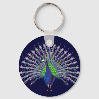 Peacock Keychain