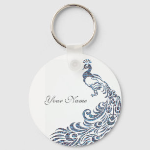 Peacock Keychain