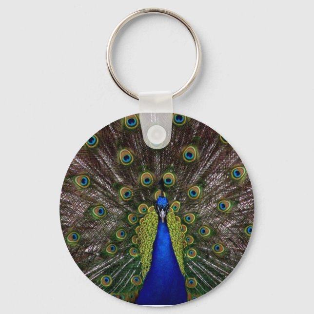Peacock Keychain (Front)