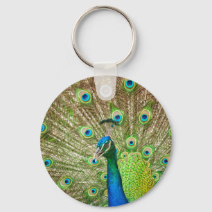 Peacock Keychain