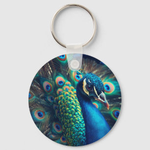 Peacock Keychain