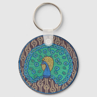 Peacock Keychain