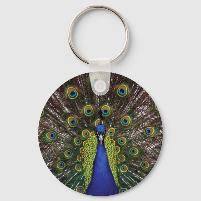 Peacock Keychain (Front)