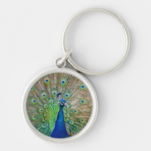 Peacock Keychain (Front)