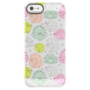 peacock kids wallpaper vintage permafrost iPhone SE/5/5s case