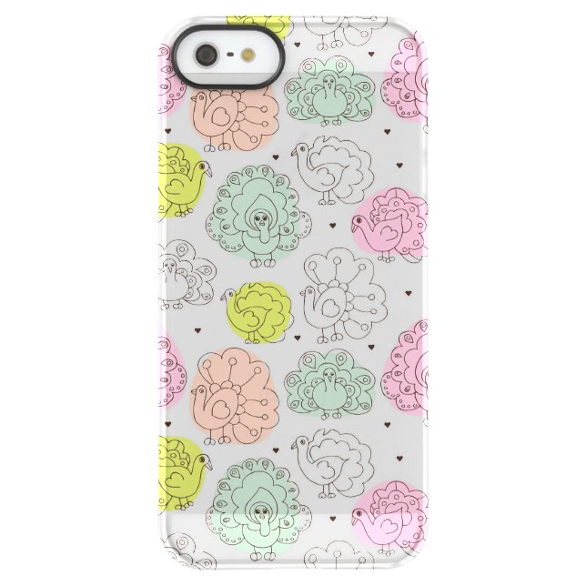 peacock kids wallpaper vintage uncommon iPhone case (Back)