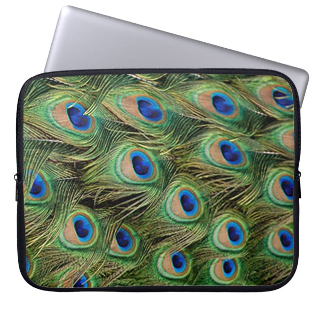 Peacock Laptop Sleeve (Front)