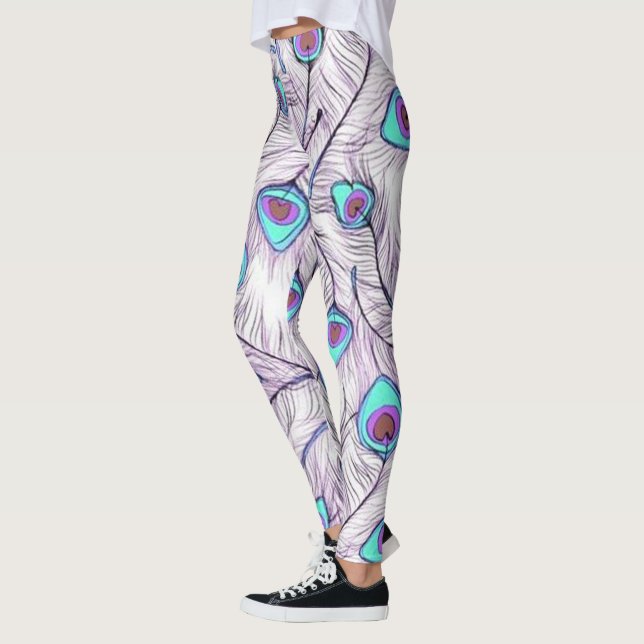Peacock Leggings (Left)