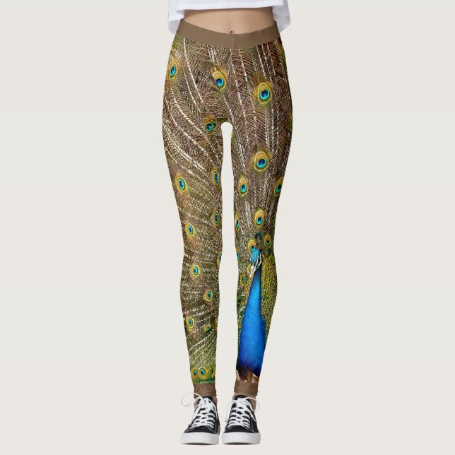 Peacock Leggings (Front)