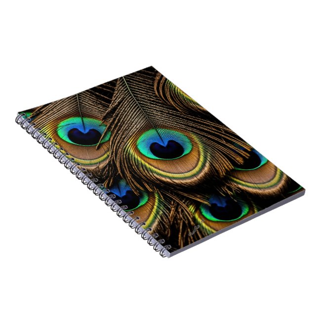 Peacock Love Notebook (Right Side)