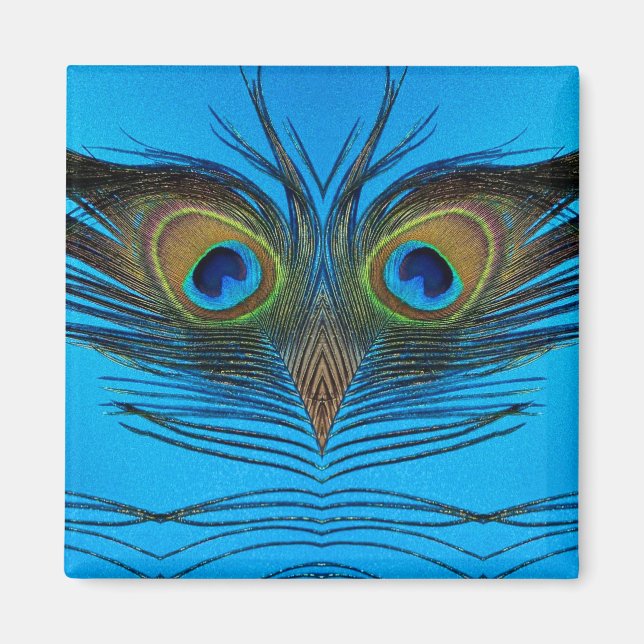 peacock magnet (Front)